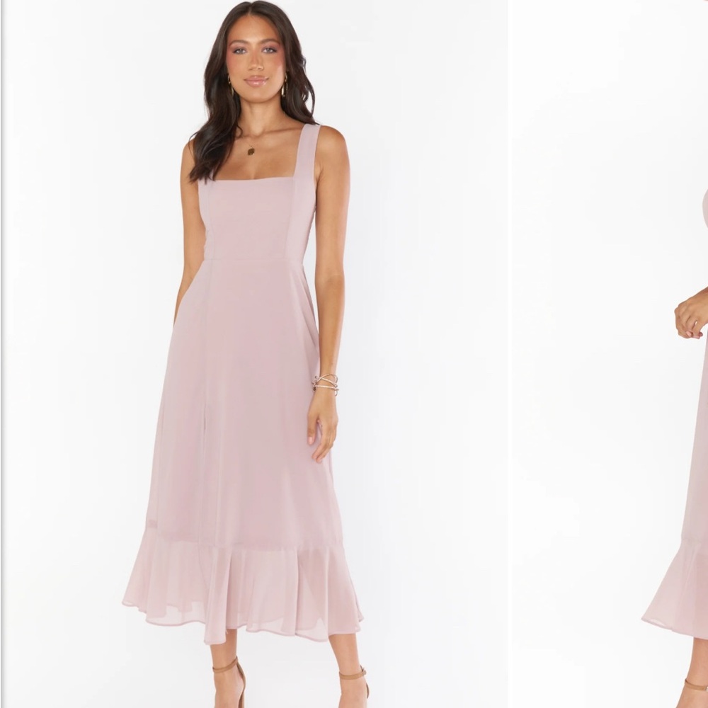Show Me Your MuMu Blush Sleeveless Dress
